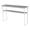 Convenience Concepts X-Calibur Console Table, Faux Birch and White